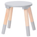 Scaun pentru copii din lemn - alb