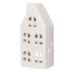 Lampion ceramic în formă de căsuță, înălțime 17 cm