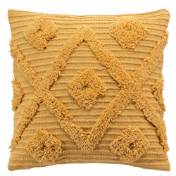 Fata de perna decorativa ZELIE boho, bumbac, 40 x 40 cm