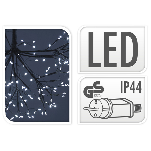 Decoratine de Craciun suspendat, brad cu LED, 35 cm