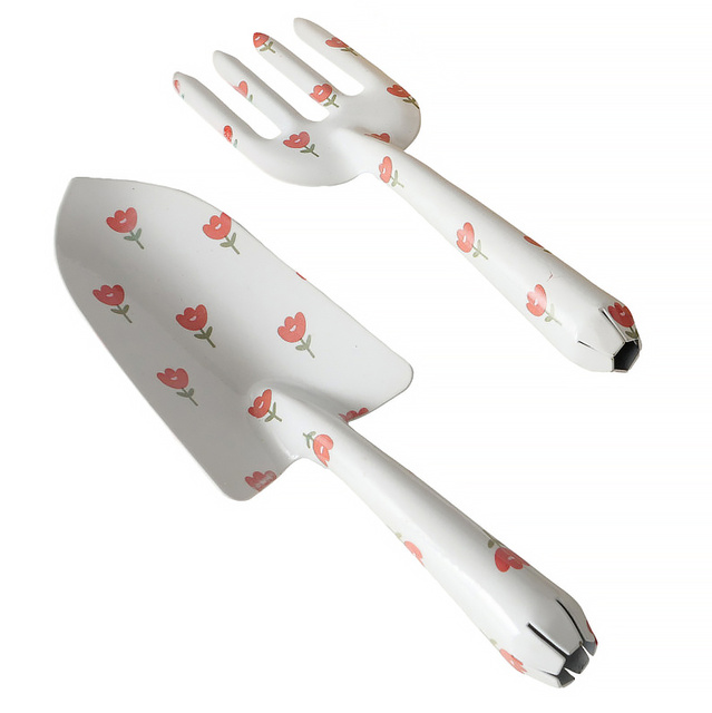 Unelte de gradina Lilly: mini-lopata si mini-furca, 2 elemente