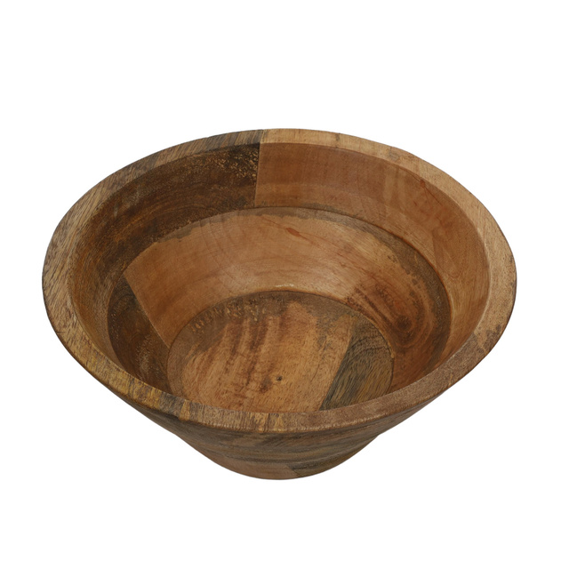 Bol din lemn de mango, Ø 25 cm, maro