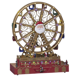 Sat de Crăciun, scenă de Crăciun cu o roată de moară