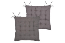 Perna pentru scaun cu legături COLINE, 100% bumbac, 38 x 38 cm