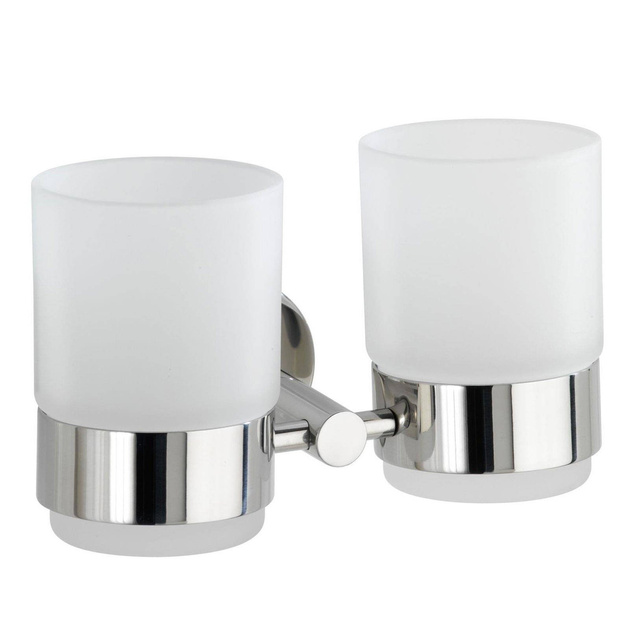 Suporturi periuță de dinți montate pe perete, culoare argintie