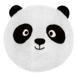 Covor rotund panda cu urechi SMILE, Ø 100 cm