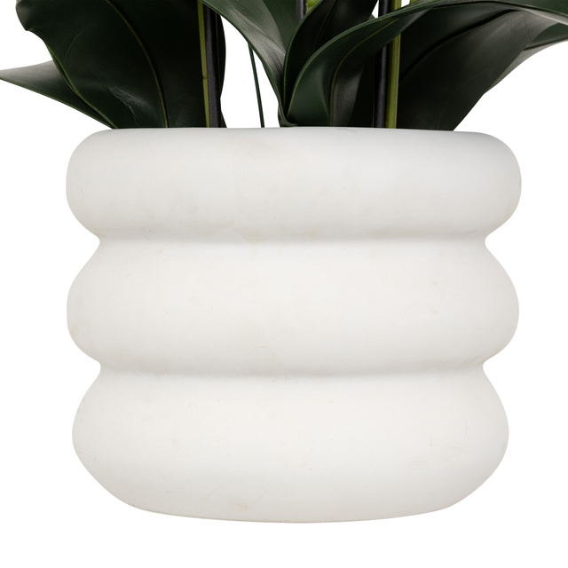 Orhidee artificială MICK în ghiveci ceramic, 80 cm