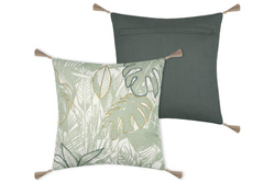 Perna decorativă BOTANYS cu franjuri, 40 x 40 cm